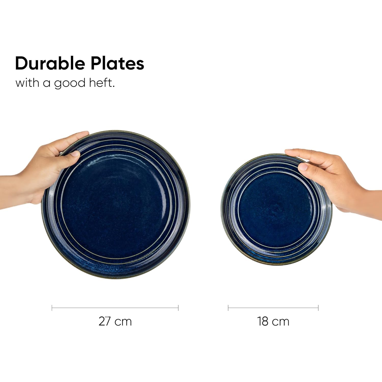 Ceramic Dinner Set Of 21 Pcs, Blue Green | Crockery Set, Dining Sets Crockery Items - 6 Dinner Plates+ 6 Quarter Plates+ 6 Veg Bowls, 180ml Each+ 2 Medium Bowls, 1000ml Each+ 1 Large Bowl, 1500ml Ceramic Dinner Set Of 21 Pcs, Blue Green | Crockery Set, Dining Sets Crockery Items - 6 Dinner Plates+ 6 Quarter Plates+ 6 Veg Bowls, 180ml Each+ 2 Medium Bowls, 1000ml Each+ 1 Large Bowl, 1500ml