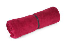 Sellsworld Microfiber 500 Gsm Bath Towels | Extra Soft Plush & Quick Dry High Absorbency With Large Size Towels For Bathing (Red)
