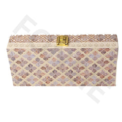 Fancy Shagun Cash Box Or Gaddi Box For Gifting Money On Wedding, New Born Baby, Ring Ceremony Pattern1pc, Material - Wood, Colour - Multicolour