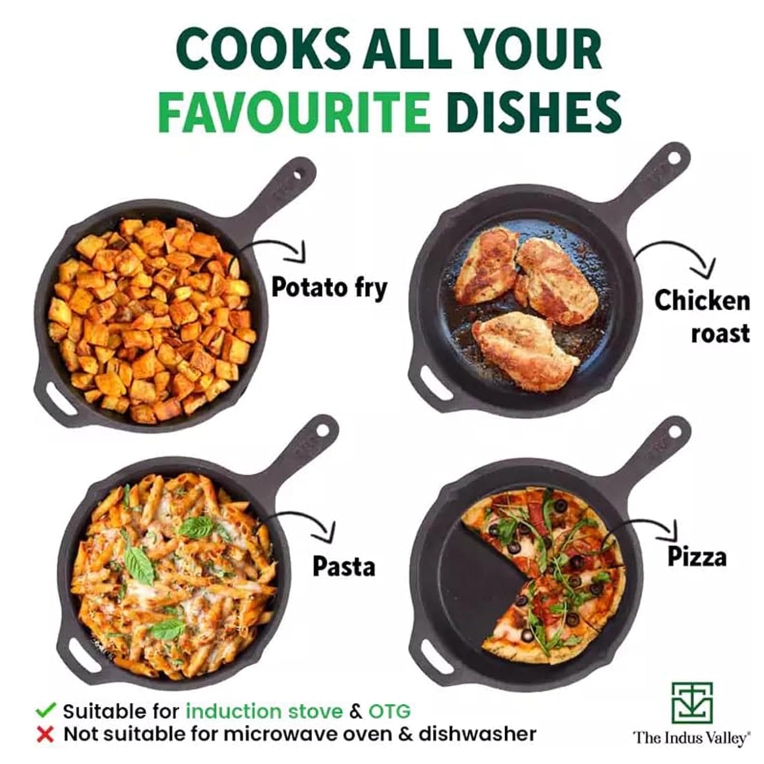 Super Smooth Black Cast Iron Skillet Or Fry Pan - Small, 20.3 Cm 8 Inch, 1.3 Liters, 2.3 Kg | Induction Friendly, Pre-Seasoned, 100% Pure & Toxin-Free, No Chemical Coating Super Smooth Black Cast Iron Skillet Or Fry Pan - Small, 20.3 Cm 8 Inch, 1.3 Liters, 2.3 Kg | Induction Friendly, Pre-Seasoned, 100% Pure & Toxin-Free, No Chemical Coating