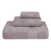 Trident Soft Comfort Air Rich Bath Towels 500 Gsm | 100% Cotton Towel, Super Soft, Highly Absorbent 3 Pieces (Charcoal)