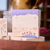 Sticky Notes Set, 200 Self Stick Memo Pad With Delicate Heart, Rose & Butterfly Designs