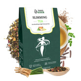Healofy Naturals Slimming Tea - 60gm, 2.1 Ounce | Infused With Pippali & Ashwagandha - Boosts Energy & Immunity, Visible Weight Loss In 30 Days | No Added Sugar, Caffeine Free