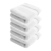 100% Cotton Hand Towels 600 Gsm | Super Soft, Absorbent, Quick Dry Hand Towel For Gym & Workout (White, Pack Of 4)