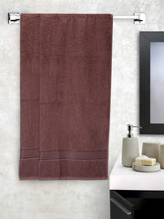 Kopa By Bianca 100% Cotton Soft Terry Towel Bath Towel L D`Ross 900 Gsm | Super Absorbent, Lightweight, Odour Free Bath Towel (Brown) - 2 Pcs