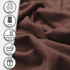 Sassoon Venir Microfiber Men XL Bath Towel 450 Gsm | Ultra Soft Material, Towel For Daily Use (Cocoa)