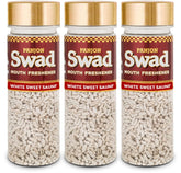 Panjon Swad White Sweet Saunf Mukhwas 360gm, (120gm *3 Bottles) | Digestive Mouth Freshener