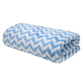 Khillayox Microfiber Hudson Large Size Bath Towel 400 Gsm (Sky Blue)