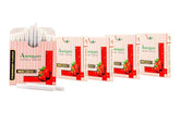 Aarogyam Herbals 100% Tobacco & Nicotine Free Cigarette For Relieve Stress & Mood Enhance Product For Smokers - 10 Sticks In Each Packet Strawberry Flavour Pack Of 5