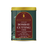 Luxmi Estates Premium Grade Bombay Cutting Chai - 100gm Tin, 3.5 Ounce | Made With Assam CTC, Lemongrass Tea, Ginger, Cardamom - Black Tea Collection | Medium Caffeine Loose Leaf Tea