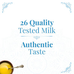 Organic Natural Desi Cow Ghee By Lynk | Good Source Of Vitamin A, Delicious Healthy & Nutritious Desi Cow Ghee Perfect For Sweets | (200ml) 6.7 Ounce | Plastic Jar