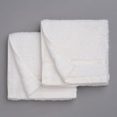 Welspun 100% Cotton Easy Care Hand Towel 400 Gsm | Quick Dry Ultra Soft Hand Towel (White) - Pack Of 2