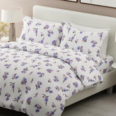 100% Cotton Bedsheet For Double Bed King Size With 2 Pillow Cover | 108x108 Inches, White - Light Weight, All Season Comfort Bedsheet