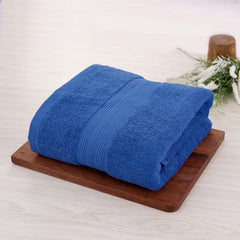 Himeya 100% Cotton Bath Towels 500 Gsm | Bath Towel For Men & Women - Blue