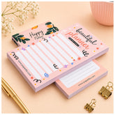 Daily To Do Writing Pads, Daily Planner, Notepads Simply Tear Off Sheets | 50 Pages, Set Of 4