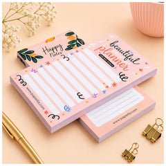Daily To Do Writing Pads, Daily Planner, Notepads, 50 Pages, Fun & Humorous Design | Set Of 4