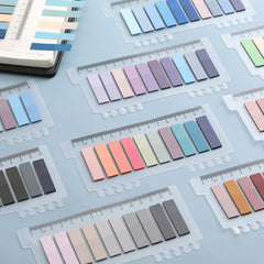 Transparent Sticky Notes Writable Tabs - White 50 Pcs | 400 Pcs Different Colors - Pack Of 3