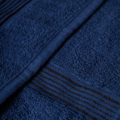 Kopa By Bianca Hand & Gym Towel 800 Gsm | 100% Cotton Soft Terry D'Ross Collection (Navy Blue)- 4 Piece