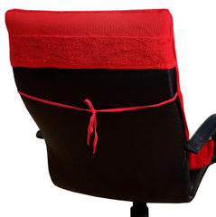 100% Cotton Chair Towel 300 Gsm | Super Soft Chair Towel (Red)