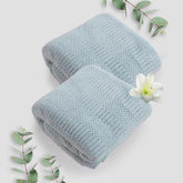 The Better Home Microfiber Bath Towel 900 Gsm | Soft, Lightweight, Absorbent & Quick Drying Bath Towel For Men & Women (Green) - 2 Pcs