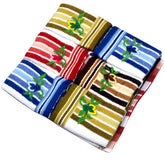 Kuber Industries Cotton Face Towels 480 Gsm | For Men & Women Easily Washable Workout Gym Napkins Pocket Towel - Multicolour (Pack Of 6)