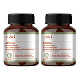 Jiva Arjuna Tablets Promotes Heart Health, Effective In Removing Blood Impurities, Provide Essential Nutrients To Nourish Heart | 60 Tablets 100gm 0.2lbs Each Pack Of 2