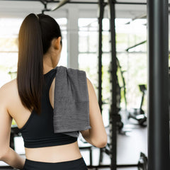 Swaursaha Premium Cotton Hand Towel 200 Gsm | Ultra Soft, Quick Dry, Super Absorbent Towel (Grey)
