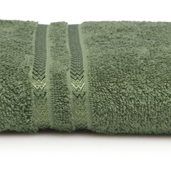 Welhome 100% Cotton Quik Dry Bath Towel 500 Gsm - Green