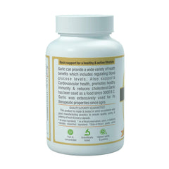 Sushrut Ayurved Industries Garlic Extracts 500mg Dietary Herbal Supplement, Fight Sickness Includes Common Cold, Properties To Reduce Blood Pressure & Glucose | 60 Veg Capsules 100gm 0.2lbs