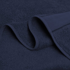 Cloth Fusion 100% Cotton Bath Towels 500 Gsm Large Size Set Of 2, Ultra Soft Bath Towel For Women & Men (Teal & Navy)