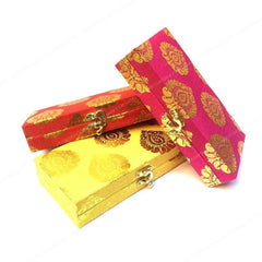 Decorative & Attractive Box Cash Box, Shagun Box, Jewellery Box, Money Box Envelop Wedding, Gift Box, Bangel Box Pann Patta Design, Pack Of 1, Colour - Green