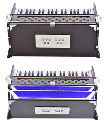 Musical Instrument Harmonium - 7 Stopper, 39 Keys, Double Bellow, 2 Reeds (Bass+ Male) | Handmade Instrument