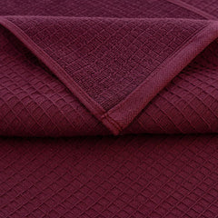 Casa Copenhagen Egyptian Cotton Exotic Hand Towel 400 Gsm (Wf Burgundy)- 2 Pcs