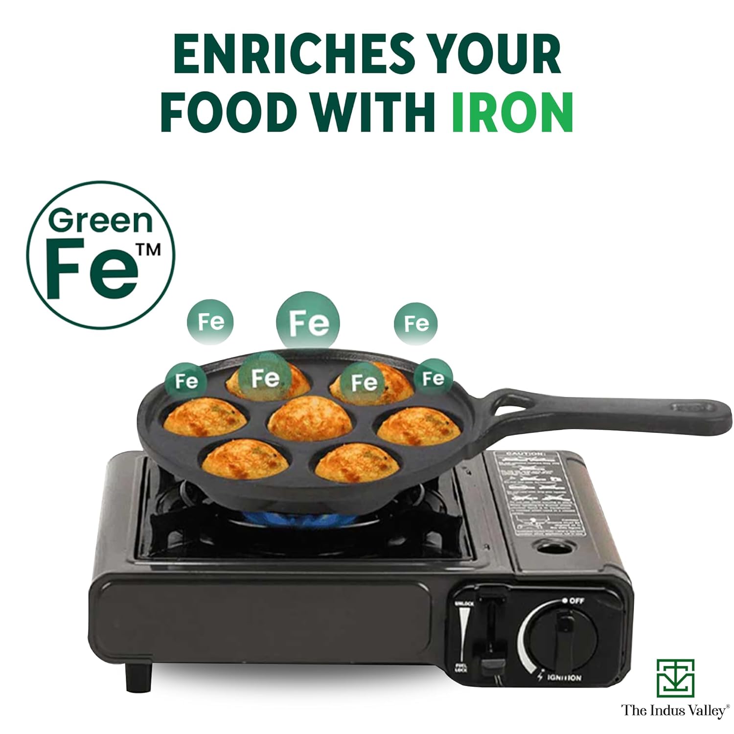 Super Smooth Black Cast Iron Paniyaram Pan With Long Handle - 7 Pits, 21cm, 8.3 Inch, 1.9 Kg | Nonstick, Pre-Seasoned Appe Or Paddu Pan, 100% Pure & Toxin-Free, No Chemical Coating Super Smooth Black Cast Iron Paniyaram Pan With Long Handle - 7 Pits, 21cm, 8.3 Inch, 1.9 Kg | Nonstick, Pre-Seasoned Appe Or Paddu Pan, 100% Pure & Toxin-Free, No Chemical Coating