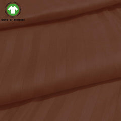 Cotton Flat Bedsheet For Queen With 2 Pillow Cover - 90 X 108 Inches, Brown | Ideal For Everyday Use Bedsheet - 300 Thread Count