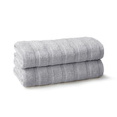 Mytrident Quick Dry 100% Cotton Hand Towel 400 Gsm (Charcoal Grey) - 2 Pcs