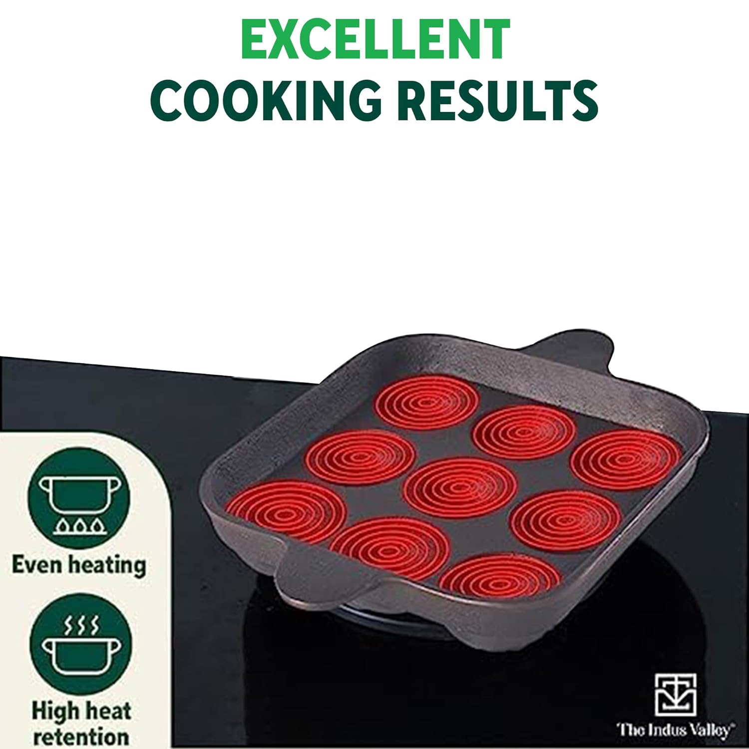 Pre-Seasoned Black Cast Iron Cookware Set - Paniyaram Pan 24 Cm + Tawa 28cm | Kitchen Cooking Combo Pots & Pans Set Of 2 Pcs - Naturally Nonstick Pre-Seasoned Black Cast Iron Cookware Set - Paniyaram Pan 24 Cm + Tawa 28cm | Kitchen Cooking Combo Pots & Pans Set Of 2 Pcs - Naturally Nonstick