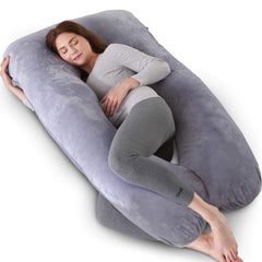 U Shaped Full Body Pillow, Maternity Pillow For Pregnant Women - 55 Inches | Pregnancy Pillow, Support Head, Back, Shoulder, Hips, Legs & Belly | Washable Cotton Cover, Comfortable Pillow