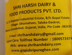 100% Natural Desi Cow Ghee By Gopi Shri | Highly Nutritious & Healthy Desi Ghee Good For Sweets | (1 Litre) 33.8 Ounce | Pouch Pack