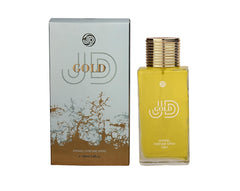 JD International JD Gold Unisex Perfume With Long Lasting Fragrance - 100ml, 3.4 Fl.oz. | Perfume For Men & Women