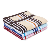 Brodloom Cotton Small Size Hand Towels 600 Gsm | Ultra-Soft, Absorbent, Fade Resistant Hand Towels For Home, Gym, Workout, Yoga, Travel (Multicolor) - Pack Of 3