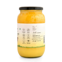 Natural ?????????? Desi Cow Ghee By Orgrain India | Rich In Nutrients & Healthy Desi Cow Ghee For Boost Energy | (1 Litr) 33.8 Ounce | Jar Pack