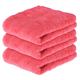 Kuber Industries Cleaning Towel 450 Gsm | Reusable Cleaning Cloths For Kitchen, Duster, Cleaning Towel (Dark Pink) Pack Of 3