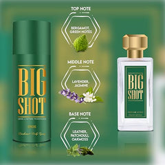 Oscar Luxury Bigshot Deo 150ml 5 Fl.oz. & Perfume 50ml 1.6 Fl.oz. Gift Set (eros) | Premium Long Lasting Perfume For Unisex | Skin Friendly | Eau De Parfum | Valentine Day Gift Combo
