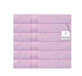 Ksc Shop Premium Luxury Cotton Face Towel 900 Gsm | Ultra Soft Highly Absorbent Face Towel (Purple) - Pack Of 6