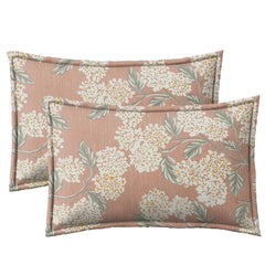 Microfiber Super King Size Bedsheet Floral Print With 2 Pillow Covers - Bedsheet Size 108 X 108 Inches, Light Brown| Long-lasting 220 (Thread Count) Bedsheet