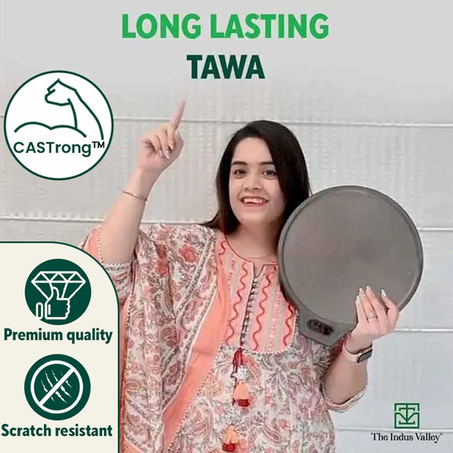 Super Smooth Cast Iron Cookware Set + Free Iron Tadka Pan | Kadai 25cm, 2.5 Liters + Tawa 30cm - Pack Of 3 | Naturally Nonstick, Pre-Seasoned, 100% Pure & Toxin-Free, No Chemical Coating Super Smooth Cast Iron Cookware Set + Free Iron Tadka Pan | Kadai 25cm, 2.5 Liters + Tawa 30cm - Pack Of 3 | Naturally Nonstick, Pre-Seasoned, 100% Pure & Toxin-Free, No Chemical Coating