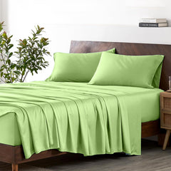 Twin Bedsheet With 2 Pillow Cover - 60 X 90 Inches, Sage Green | Soft & Durable For Everyday Use - All Season Comfort | Overall Look & Feel