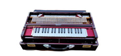 Musical Instrument Harmonium - 9 Scale Changer, 37 Italian Keys, 3 Set Of Reeds (Male, Male & Female), 3 3/4 Octave, Seven Folded Below | Handmade Instrument