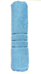 Bombay Dyeing Flora Small Size Bath Towel 500 Gsm - Sky Blue